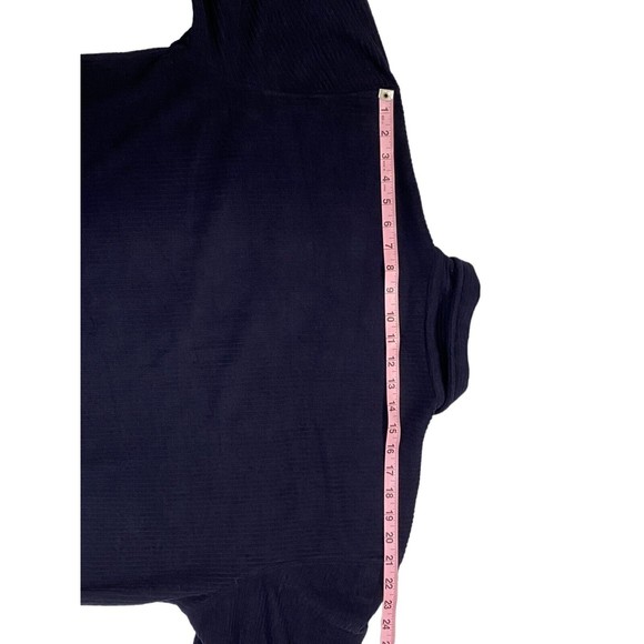 Liz Claiborne Women's Size L Navy Blue Button-Down Long Sleeves Knit Sweater - Picture 7 of 7